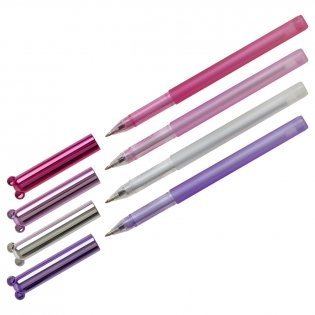 Ручка шариковая MESHU "Barbear" синяя, 0,7 мм, корпус ассорти. Арт. MS_64797 фото книги 2