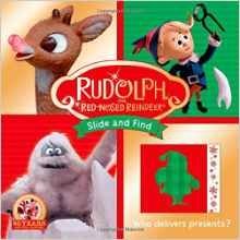 Rudolph the Red-Nosed Reindeer Slide and Find. Board book фото книги