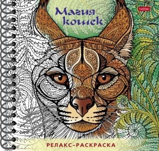 Раскраска Релакс "Магия кошек" фото книги