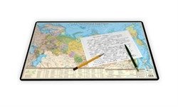 Коврик для письма "Карта РФ, административная" фото книги