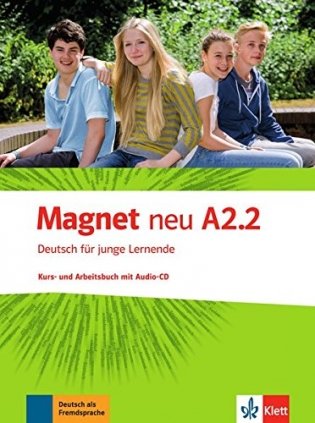 Magnet neu A2.2. Deutsch für junge Lernende. Kurs - und Arbeitsbuch (+ Audio CD) фото книги