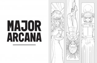 Manga Tarot: a Colouring Book фото книги 6