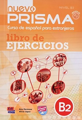 Nuevo Prisma B2: Exercises Book: Curso de Espanol para Extranjeros (+ CD-ROM) фото книги