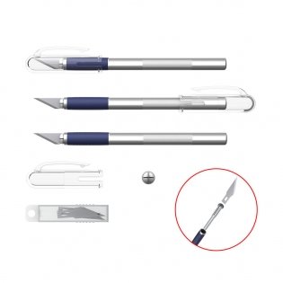 Нож-скальпель, 2 запасных лезвия фото книги 4