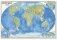 Физическая карта мира. Настенная карта, ламинированная (масштаб 1:27,5 млн) фото книги маленькое 2