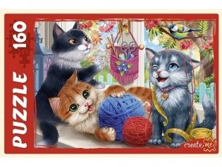 Пазлы "Забавные котики № 2", 160 элементов фото книги