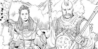 The Official Horizon Zero Dawn Coloring Book фото книги 5