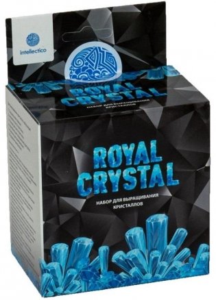Набор для выращивания кристаллов "Royal Crystal", синий фото книги