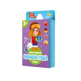 Игра карточная "Времена года", 50 карточек фото книги