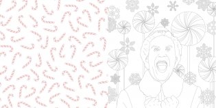 Merry Masterpieces: Coloring Christmas Movie Magic фото книги 3