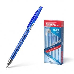 Ручка гелевая "R-301 ORIGINAL Gel", синяя фото книги 2