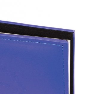 Фотоальбом "Brauberg", 20 магнитных листов, 23х28 см, цвет обложки синий фото книги 4