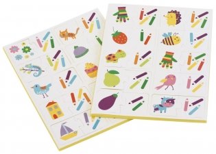 Мягкие игры. Парочки. Подбери карандаши фото книги 3