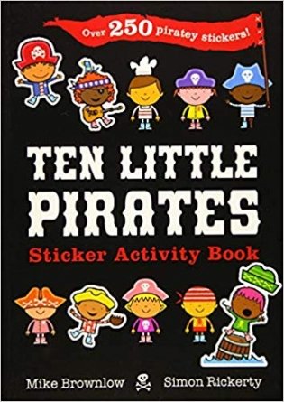 Ten Little Pirates Sticker Activity Book фото книги