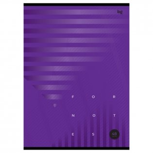 Тетрадь 48 л., А4, клетка BG Monocolor. For notes. Арт. Т4ск48 63252 фото книги 3