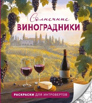 Солнечные виноградники. Раскраски для интровертов фото книги