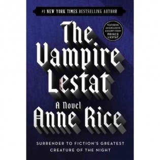 Vampire Lestat фото книги