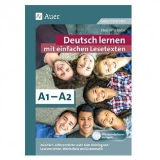 Deutsch lernen mit einfachen Lesetexten A1-A2 фото книги