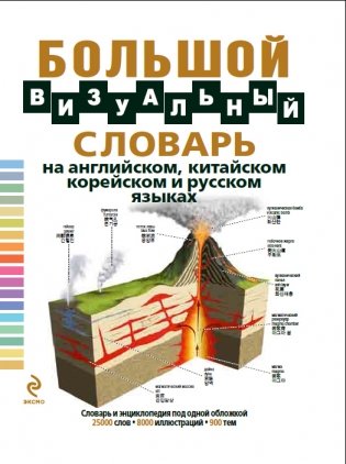Большой визуальный словарь на английском, китайском, корейском и русском языках фото книги