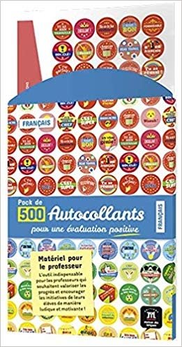 Pack de 500 autocollants pour l'evaluation en francais фото книги