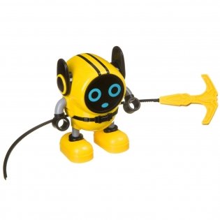 Робот-волчок многофункциональный с гироскопом Bondibon, с пусковым шнуром в комплекте (жёлтый) фото книги 5