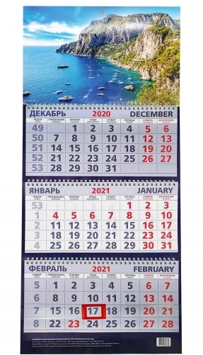 Квартальный календарь на 2021 год (в ассортименте) фото книги