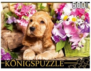Пазлы "Konigspuzzle. Щенок английского кокер-спаниеля", 500 элементов фото книги