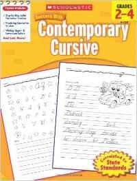 Scholastic Success with Contemporary Cursive, Grades 2-4 фото книги