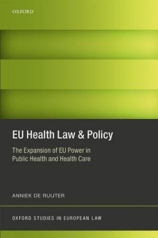 EU Health Law & Policy фото книги