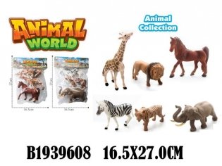 Набор фигурок "Микс животных 2" (3 штуки) фото книги