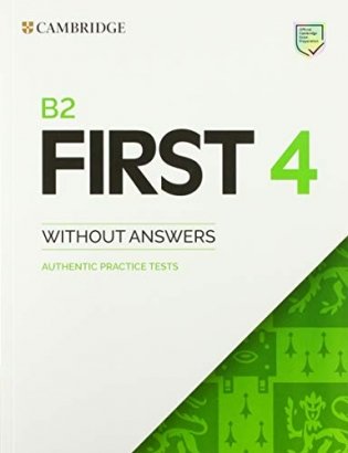 Cambridge B2 First (FCE) Authentic Practice Tests 4 Student's Book without Answers фото книги
