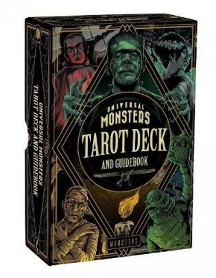 Universal monsters tarot deck and guidebook фото книги