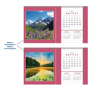 Родные просторы. Календарь-домик с курсором настольный на 2022 год фото книги 4
