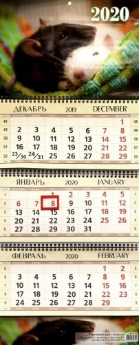 Календарь настенный "Символ года 1" на 2020 год фото книги 2