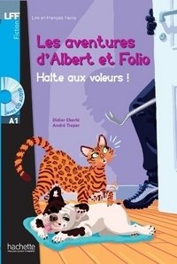 Les Aventures d'Albert et Folio: Halte aux voleurs (+ Audio CD) фото книги