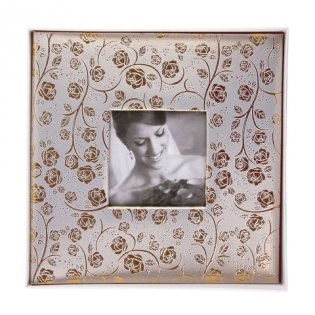 Фотоальбом "Свадебный", 20 магнитных листов 30х32 см, цвет золотистый фото книги
