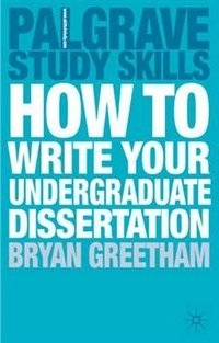 How to Write Your Undergraduate Dissertation фото книги