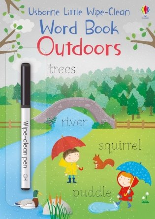 Little Wipe-Clean Word Book Outdoors фото книги