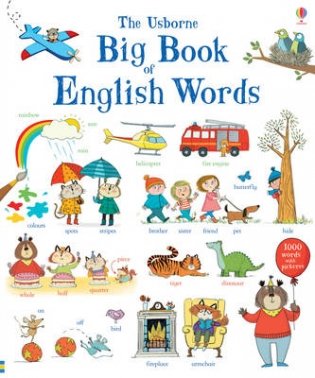 The Usborne Big Book of English Words фото книги