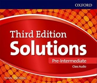 Solutions: pre-intermediate: class audio cds фото книги