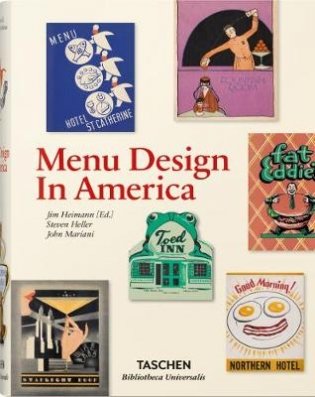Menu Design in America фото книги