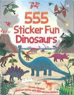 555 Sticker Fun Dinosaurs фото книги