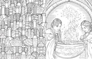 Hogwarts Legacy: The Official Coloring Book фото книги 4