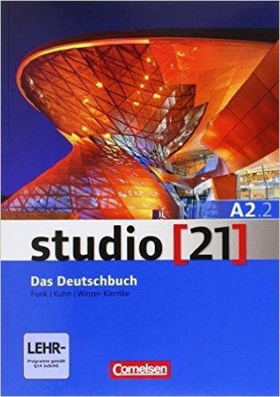 Studio 21 A2.2. Grundstufe: A2: Teilband 2 - Das Deutschbuch. Kurs- und Übungsbuch (+ DVD) фото книги