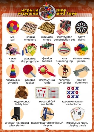 Говорящий англо-русский и русско-английский словарь с картинками (книга для говорящей ручки) фото книги 3