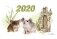 Календарь на 2020 год "Год Крысы" (КР32-20011) фото книги маленькое 2