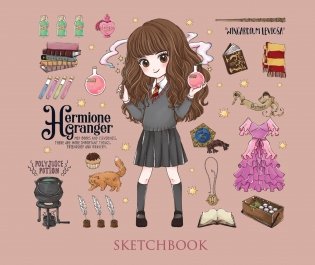Скетчбук. Гермиона Грейнджер. Коллекция «Cute kids» фото книги