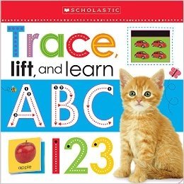 Trace, Lift, and Learn: ABC 123. Board book фото книги
