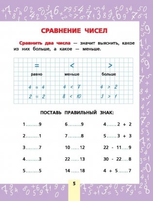 Все правила по математике для начальной школы серии "Учимся на одни пятёрки!" фото книги 10