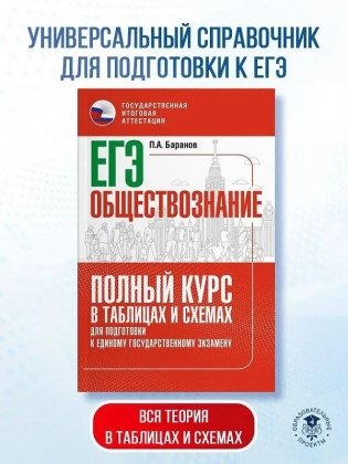 ЕГЭ. Обществознание. Полный курс в таблицах и схемах для подготовки к ЕГЭ фото книги 3